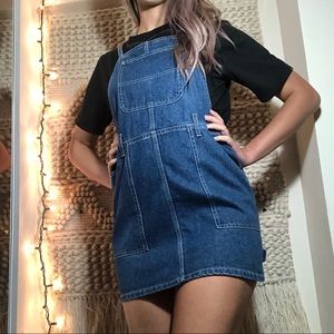 Forever 21 Denim Overall Dress